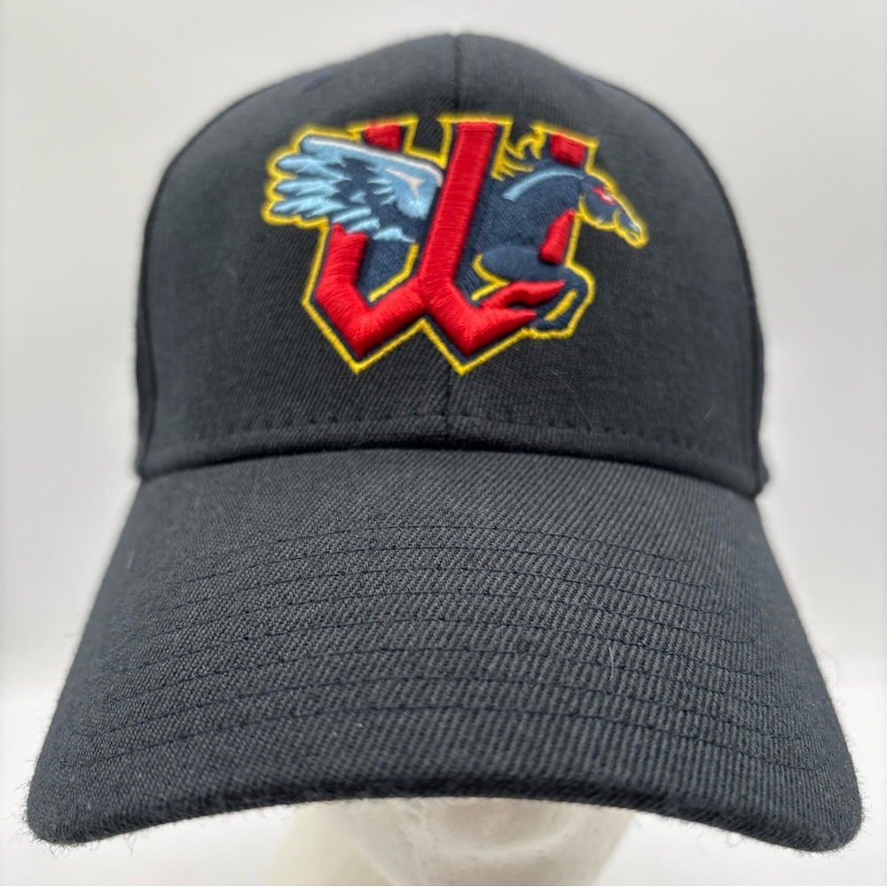 Wichita Wind Surge MiLB 47 Brand Navy Stretch Fitted Hat Classic Sportswear OSFA